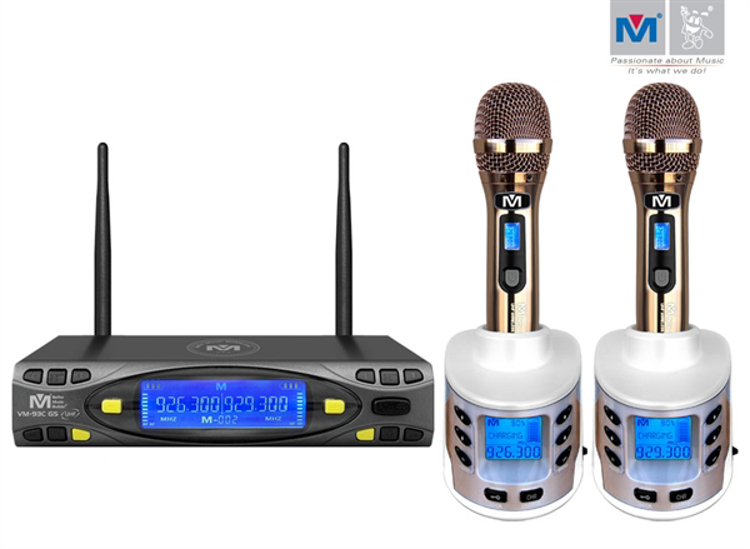 Picture of (M) Better Music Builder VM-93 G5 Dual UHF Rechargeable karaoke Microphone System