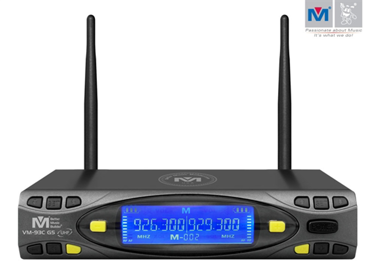 Picture of (M) Better Music Builder VM-93 G5 Dual UHF Rechargeable karaoke Microphone System