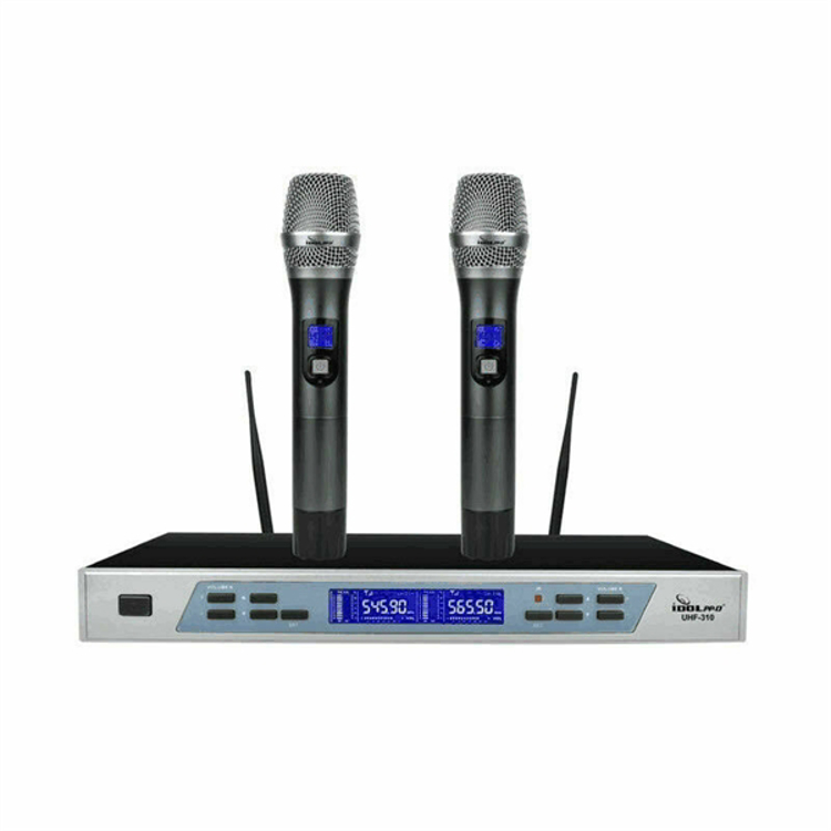 Picture of IDOLpro UHF-310 Professional Intelligent Dual Wireless Auto Noise Cancellation Microphone System